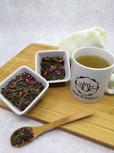 Load image into Gallery viewer, Green Flavoured Cherry Rose Tea 25g